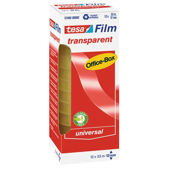 tesa transparent Office-Box 33m x 12mm 12 Rollen