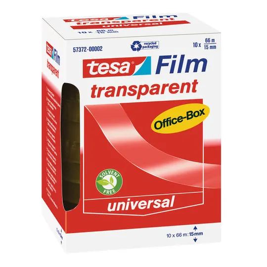 tesa transparent Office-Box 66m x 15mm 10 Rollen