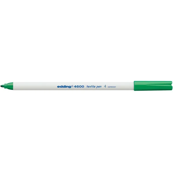 Textilmarker edding creative 4600 - grün 1 mm Rundspitze permanent nicht nachfüllbar
