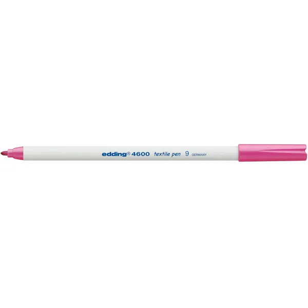 Textilmarker edding creative 4600 - rosa 1 mm Rundspitze permanent nicht nachfüllbar