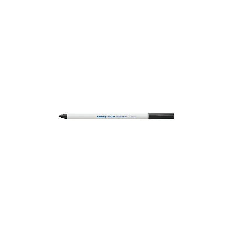 Textilmarker edding creative 4600 - schwarz 1 mm Rundspitze permanent nicht nachfüllbar