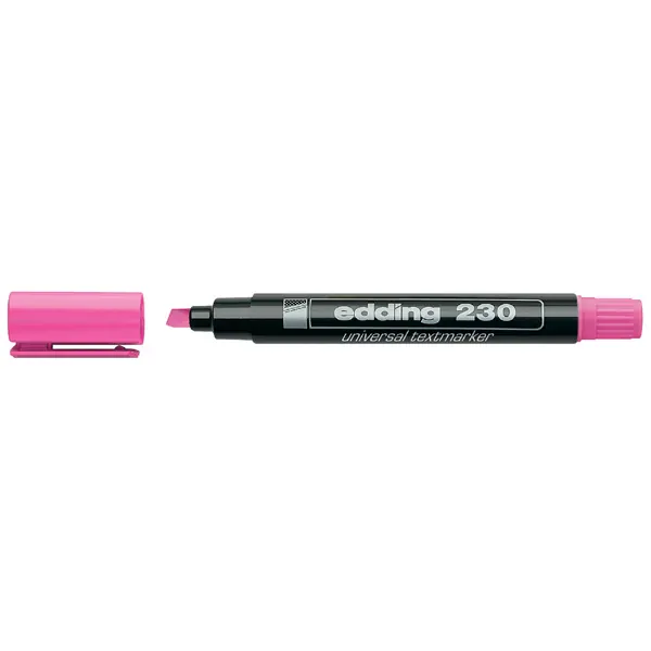 Textmarker edding 230 - neonpink 1-5 mm Keilspitze permanent nachfüllbar