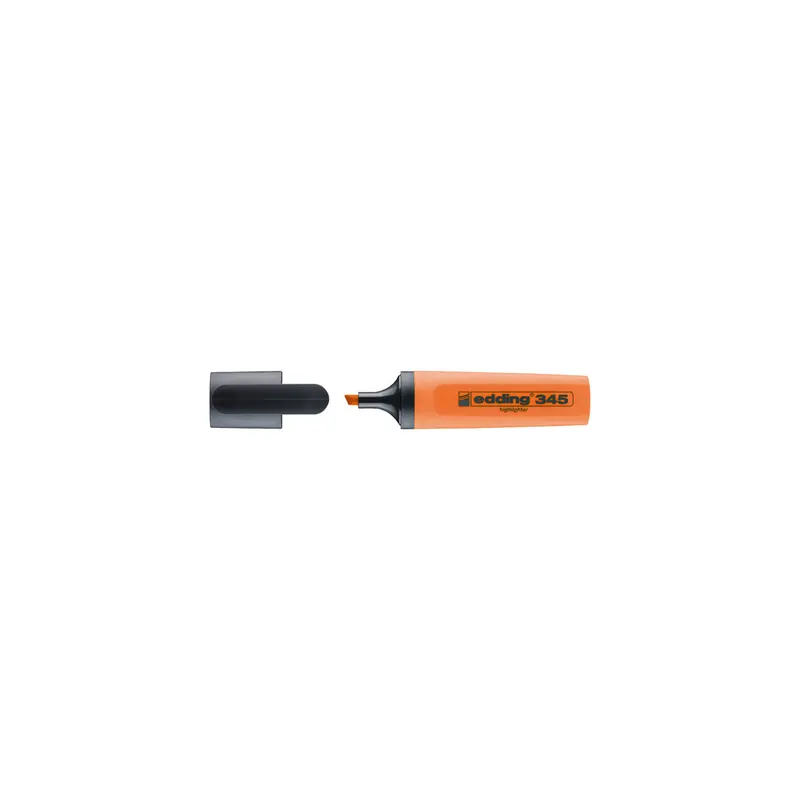 Textmarker edding 345 - neonorange 2-5 mm Keilspitze permanent nachfüllbar