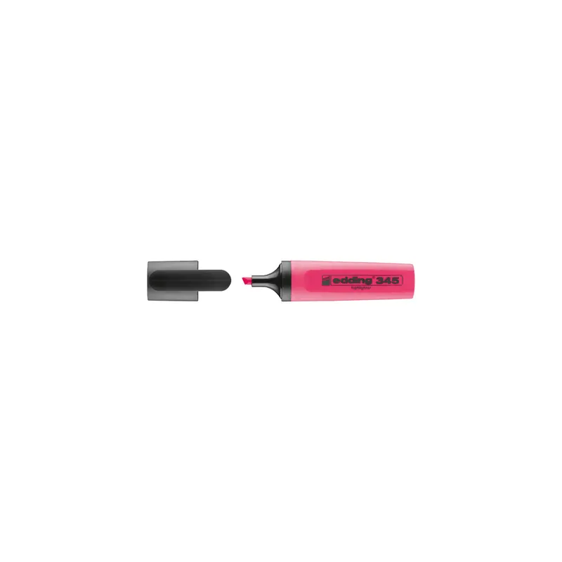 Textmarker edding 345 - neonpink 2-5 mm Keilspitze permanent nachfüllbar