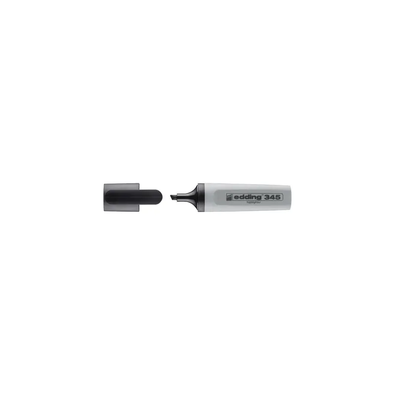 Textmarker edding 345 - silbergrau 2-5 mm Keilspitze permanent nachfüllbar