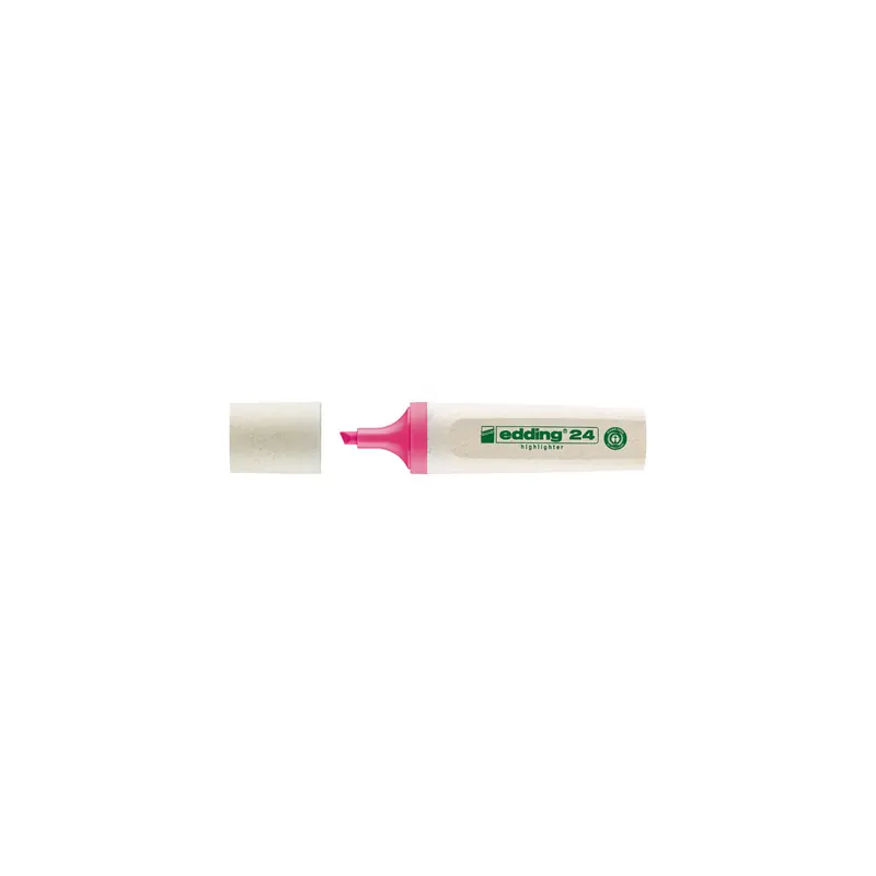 Textmarker edding EcoLine 24 - neonrosa 2-5 mm Keilspitze permanent nachfüllbar