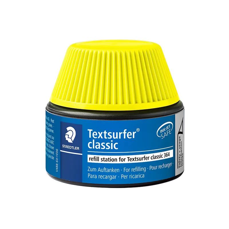 Textmarker Nachfülltinte Staedtler 48864 - gelb für Mod. Textsurfer Classic permanent 30 ml