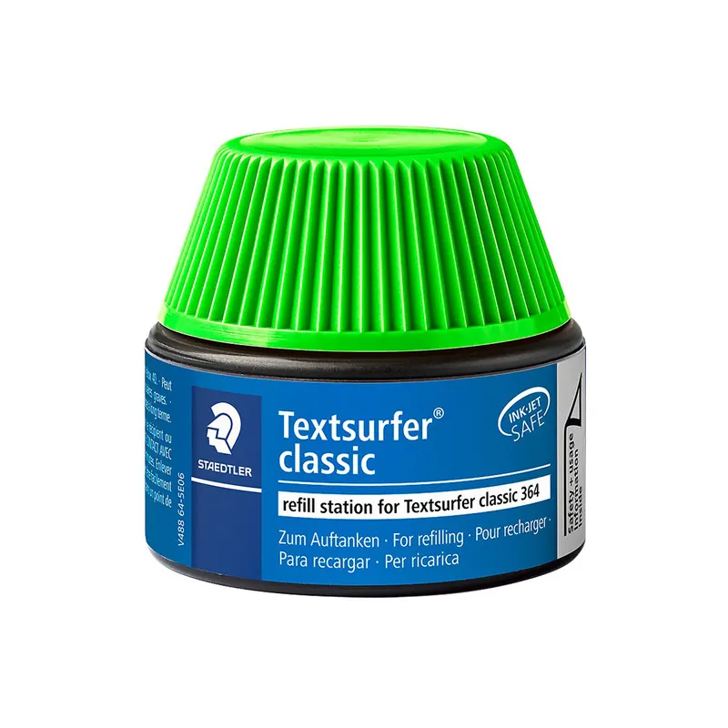 Textmarker Nachfülltinte Staedtler 48864 - grün für Mod. Textsurfer Classic permanent 30 ml