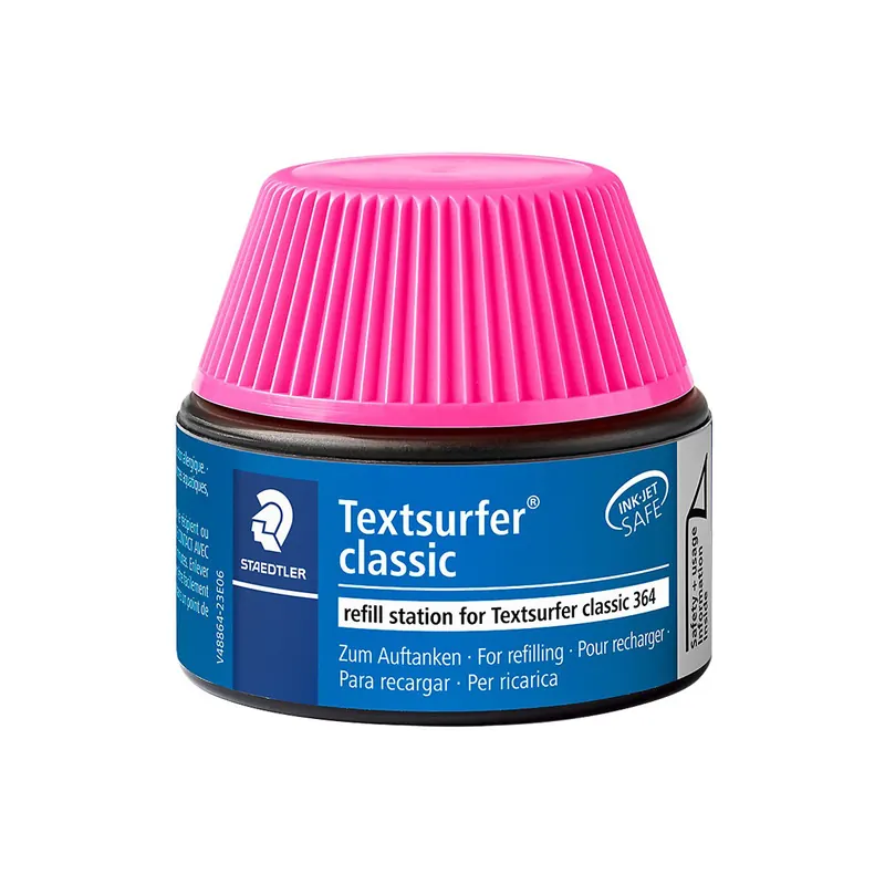 Textmarker Nachfülltinte Staedtler 48864 - pink für Mod. Textsurfer Classic permanent 30 ml