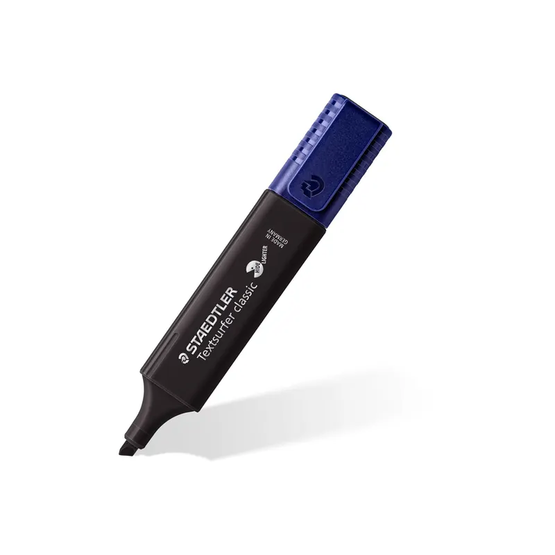 Textmarker Staedtler textsurfer classic 364 - schwarz 1-5 mm Keilspitze permanent nicht nachfüllbar