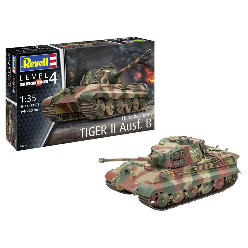 Tiger II Ausf.B (Henschel Turret) Revell Modellbausatz