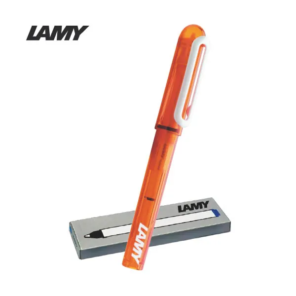 Tintenroller Lamy ballon Mod. 311 1220504 - orange/transluzentes Gehäuse Mine M blau LAMY M63