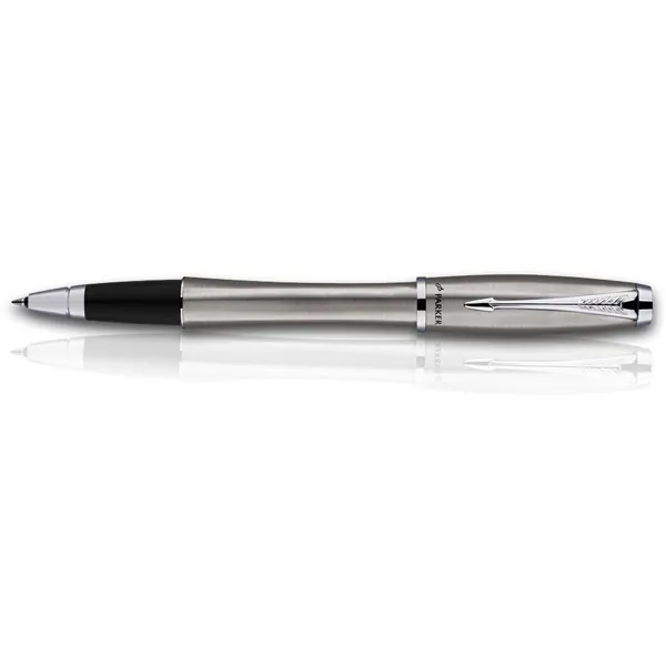 Tintenroller Parker Urban S0850480 - metro metallic Gehäuse Mine F schwarz Quink Rollerballmine