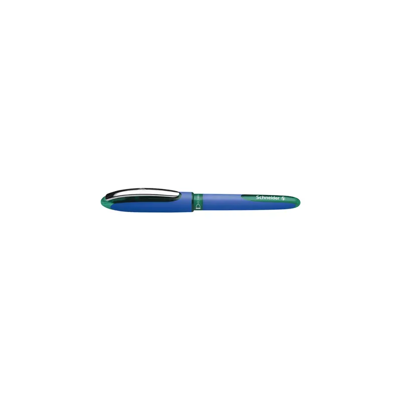 Tintenroller Schneider One Hybrid C 183104 - blau/grünes Gehäuse Mine F grün Free Ink System