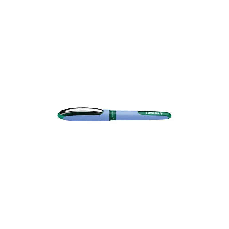 Tintenroller Schneider One Hybrid N 183504 - hellblau/grünes Gehäuse Mine M grün Free Ink System