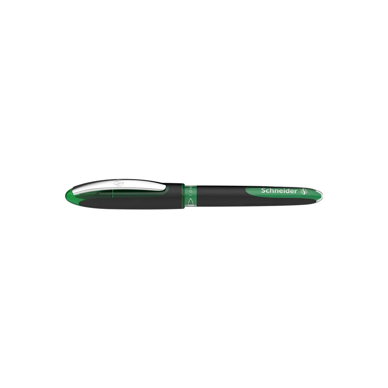 Tintenroller Schneider One Sign Pen 1836 - schwarz/grün 1 mm Mine grün Free Ink System