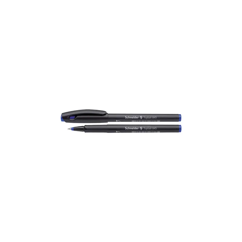 Tintenroller Schneider Topball 845 184503 - schwarz/blaues Gehäuse 0,3 mm Mine blau Tampon-System