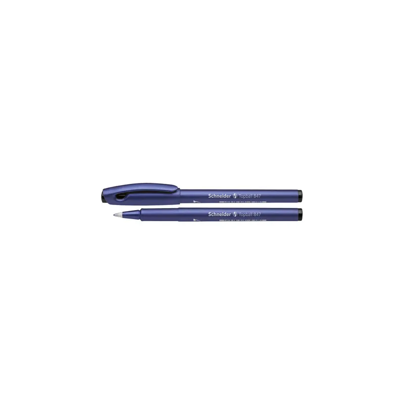 Tintenroller Schneider Topball 8471 - lila/schwarzes Gehäuse 0,5 mm Mine schwarz
