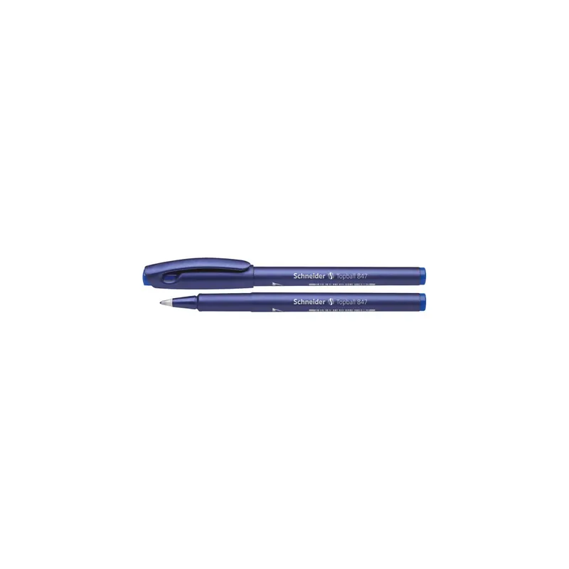 Tintenroller Schneider Topball 8473 - lila/blaues Gehäuse 0,5 mm Mine blau
