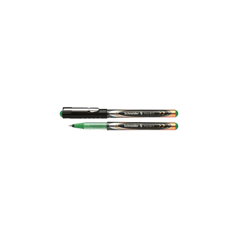 Tintenroller Schneider Xtra 8234 - schwarz/grünes Gehäuse 0,3 mm Mine grün