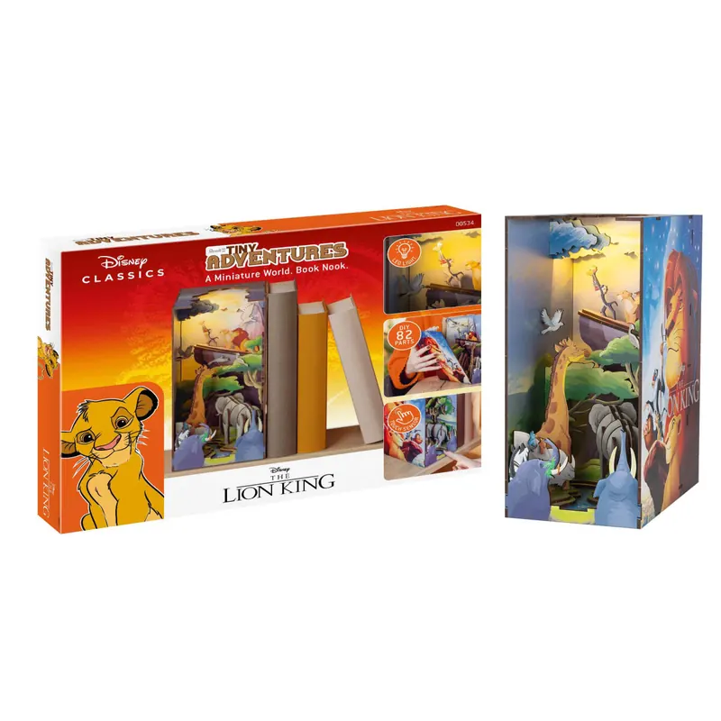 Tiny Adventures - Disney "König der Löwen" Handgefertigte Miniaturwelten zum Zusammenbauen