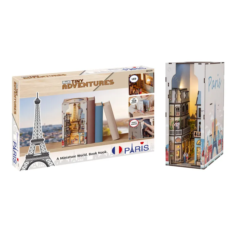 Tiny Adventures "Paris" Handgefertigte Miniaturwelten zum Zusammenbauen