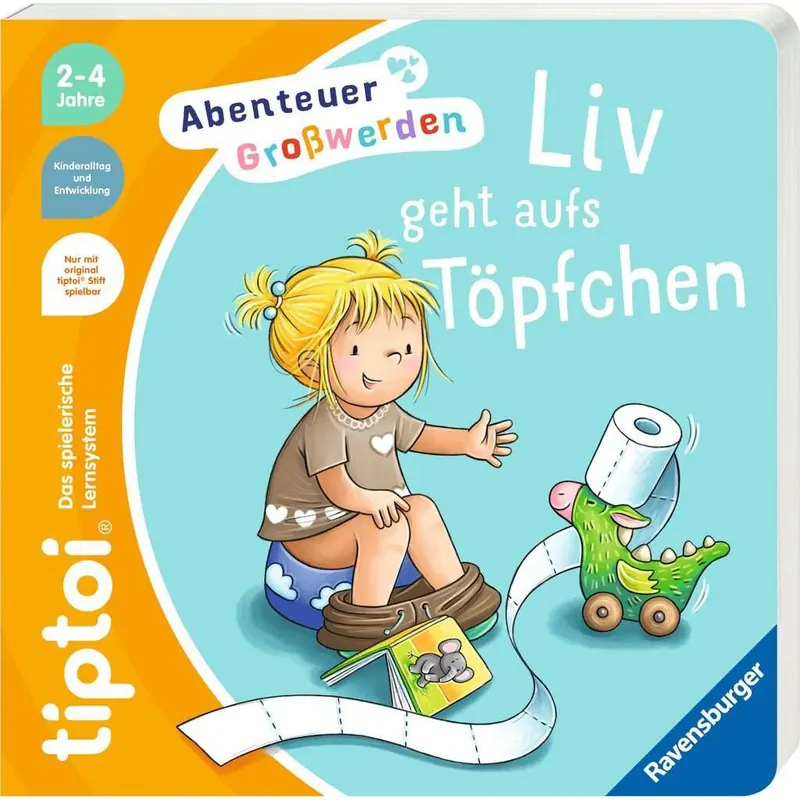 tiptoi® Abenteuer Großwerden - Liv geht aufs Töpfchen Pappbilderbuch