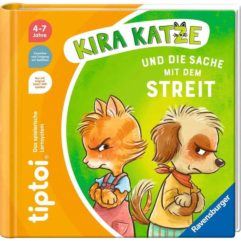 tiptoi® Kira Katze und die Sache mit dem Streit (Bildergeschichten über den Umgang mit Gefühlen) Spiralbindung