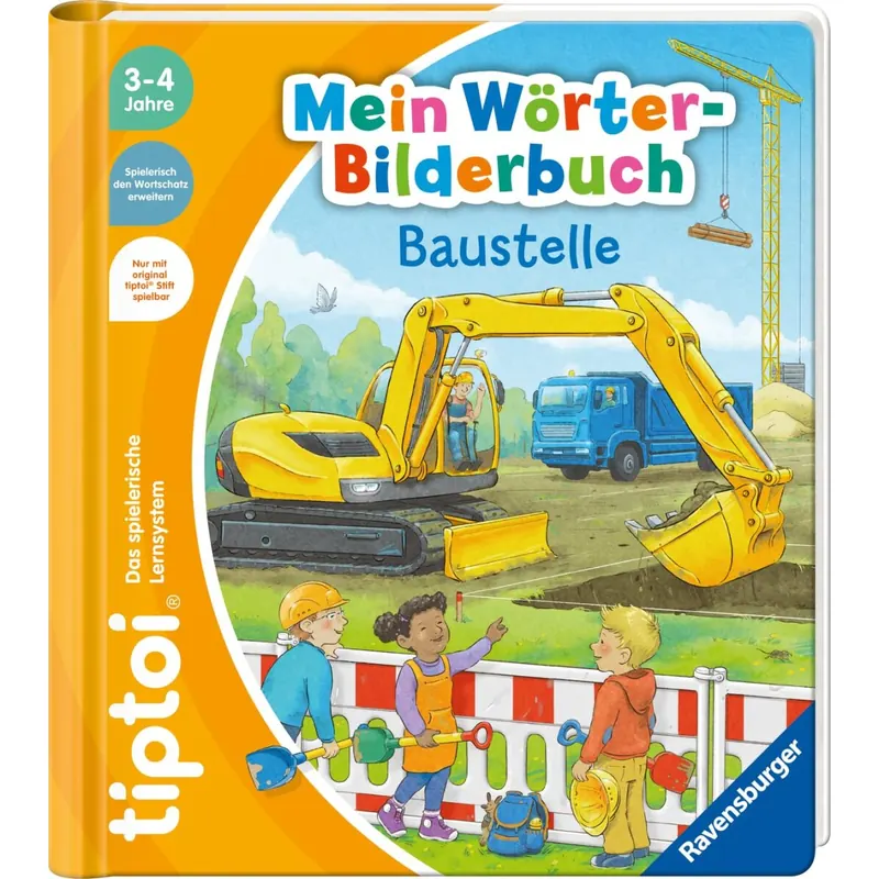 tiptoi® Mein Wörter-Bilderbuch Baustelle, Buch für Kinder ab 3 Jahre