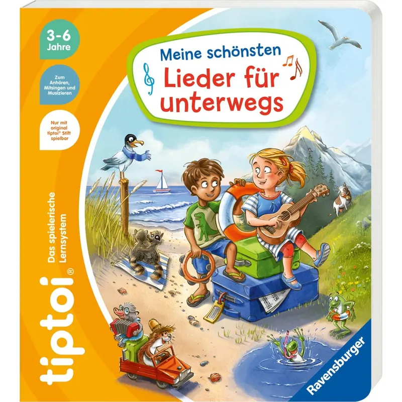 tiptoi® Meine schönsten Lieder für unterwegs, Liederbuch ab 3 Jahre (Liederbücher) Pappbilderbuch