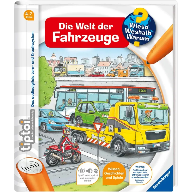 tiptoi® Wieso? Weshalb? Warum? Die Welt der Fahrzeuge: mit über 800 Sounds (tiptoi® Wieso? Weshalb? Warum?, 12)