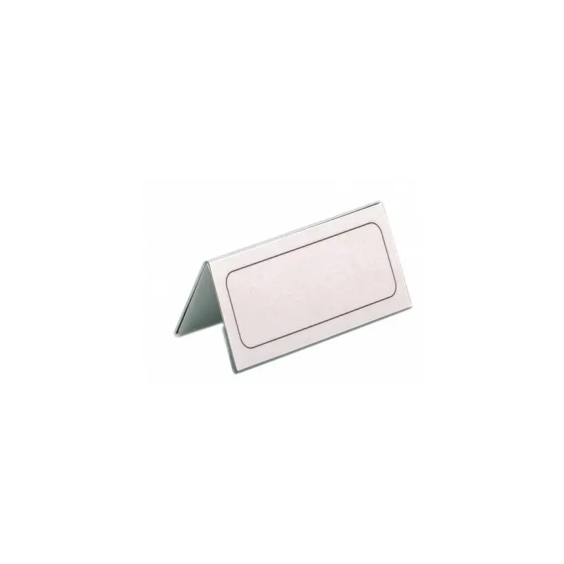 Tischnamensschild Durable 8050 - 61/122 x 150 mm transparent Dachform Kunststoff Pckg/25