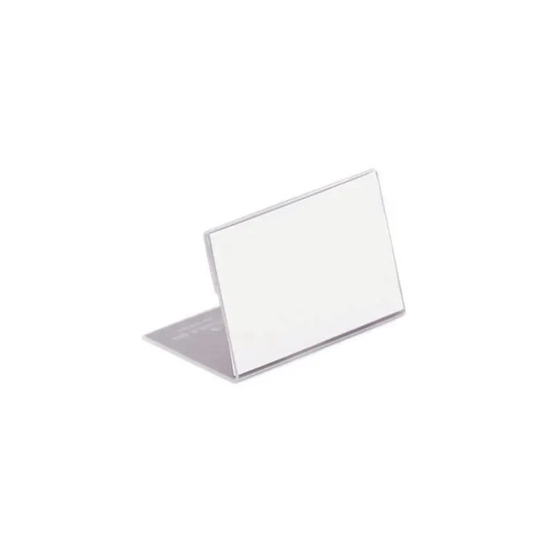 Tischnamensschild Durable 8054 - 61 x 150 mm transparent L-Form Acryl Pckg/10