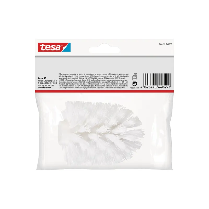 Toilettenbürste tesa 40331 - weiß Kopf Metall/Kunststoff