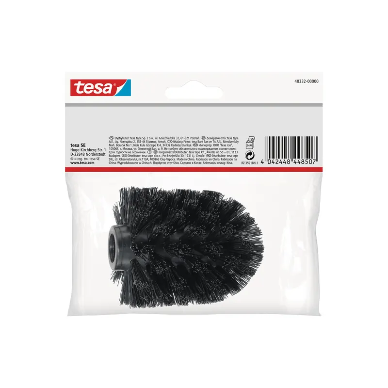 Toilettenbürste tesa 40332 - schwarz Kopf Metall/Kunststoff