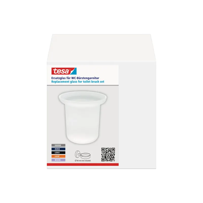 Toilettenbürste tesa EKKRO 40333 - Halterung satiniertes Glas