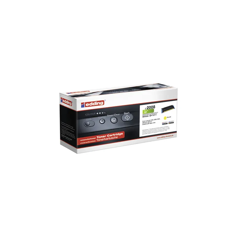 Toner edding ersetzt Hewlett Packard 2008-EDD - gelb Nr. Q6002A ca. 2.000 Seiten
