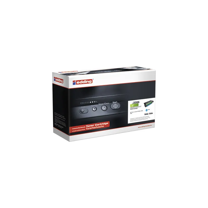 Toner edding ersetzt Hewlett Packard 2086-EDD - cyan Nr. CE261A ca. 11.000 Seiten
