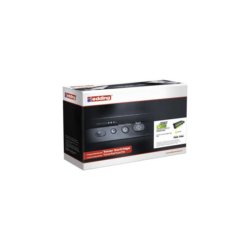 Toner edding ersetzt Hewlett Packard 2087-EDD - gelb Nr. CE262A ca. 11.000 Seiten