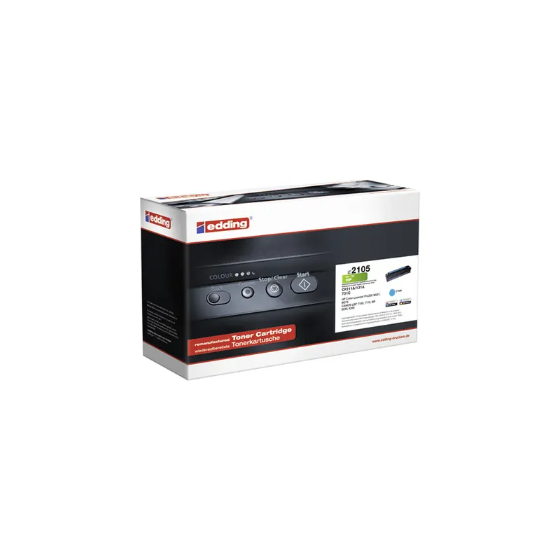 Toner edding ersetzt Hewlett Packard 2105-EDD - cyan Nr. CF211A/731Y ca. 1.800 Seiten