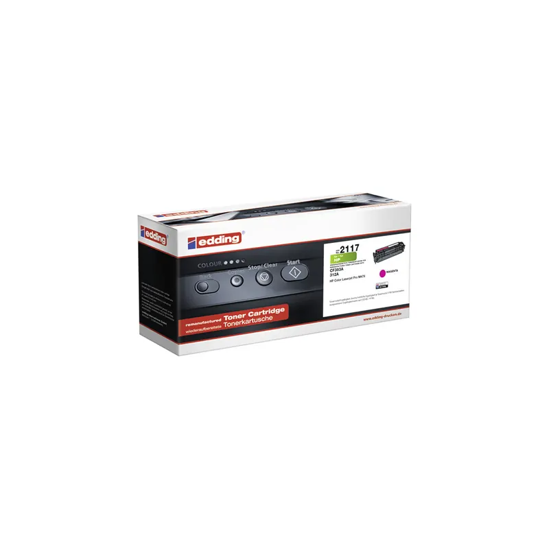 Toner edding ersetzt Hewlett Packard 2117-EDD - magenta Nr. CF383A ca. 2.700 Seiten