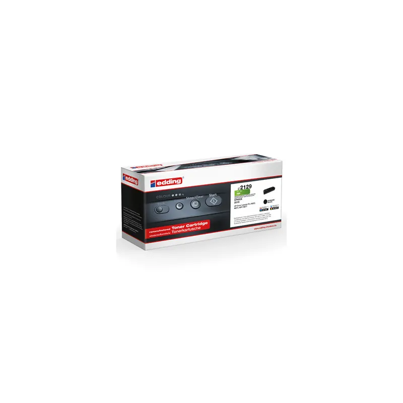 Toner edding ersetzt Hewlett Packard 2129-EDD - schwarz Nr. CF400X ca. 2.800 Seiten