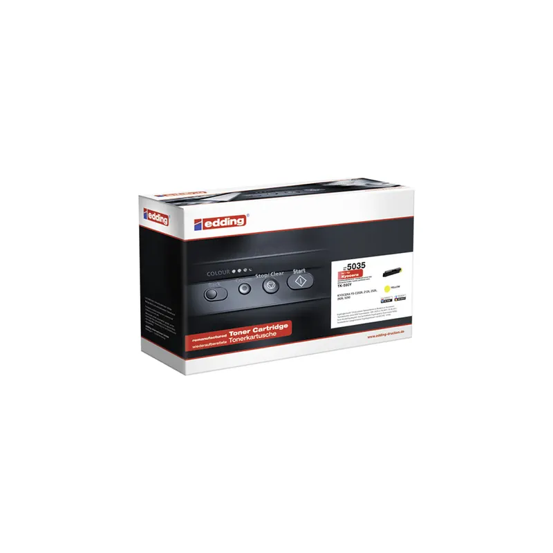 Toner edding ersetzt Kyocera 5035-EDD - gelb TK-590Y ca. 5.000 Seiten