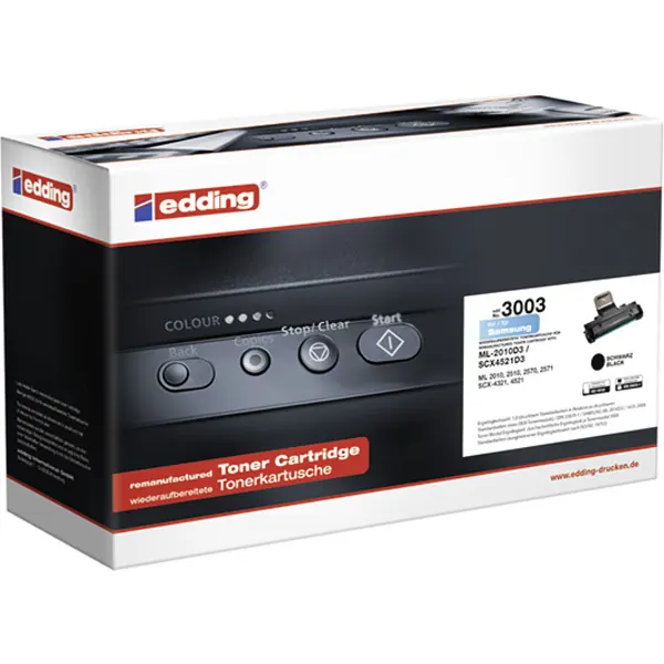 Toner edding ersetzt Samsung 3003-EDD - SCX 4521 D3/ELS/ML 2010 schwarz 4521 2010 ca. 3.000 Seiten