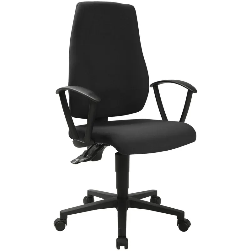 Topstar 504116 Bürostuhl MAXX 500, M500RG20 Stoff schwarz, Gestell schwarz