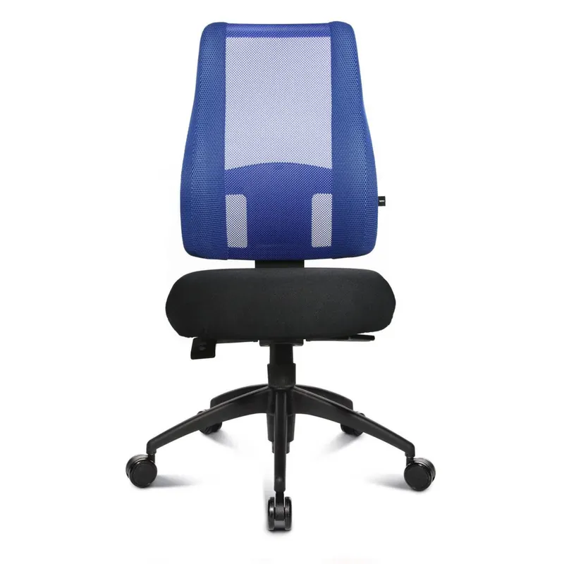 Topstar 534297 Bürostuhl Lady Sitness® Deluxe, LT20B0W506 Stoff blau, Gestell schwarz