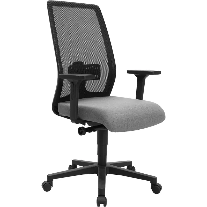 Topstar 539777 EUROSTAR 200 Bürodrehstuhl, Kunststoff, Hellgrau/Schwarz, Standard