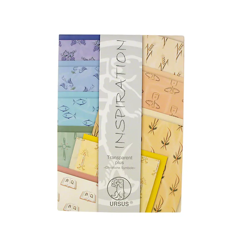 Transparent Plus 18 Blatt A4, Christliche Symbole