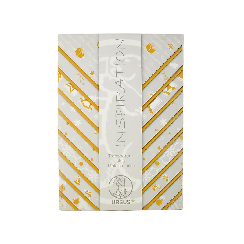 Transparent Plus 18 Blatt A4, Golden Line