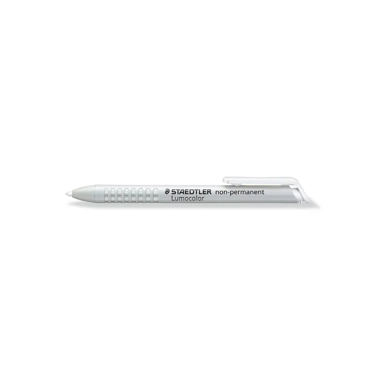 Trockenmarker Staedtler Lumocolor 768N - weiß 3 mm Rundspitze non-permanent nachfüllbar